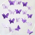 thumbnail image 4 of VONKY Colorful Butterfly 3D Paper Flower Hanging Decoration, 4 of 9