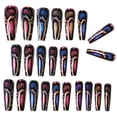 thumbnail image 3 of Xihbxyly 24 Parches para Uñas Postizas, Productos para Uñas Usables, Pegamento Removible de 1 Ml, 3 of 3