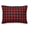 thumbnail image 2 of Creative Products Simple Christmas Tree Plaid 14x20 Spun Poly Pillow, 2 of 3