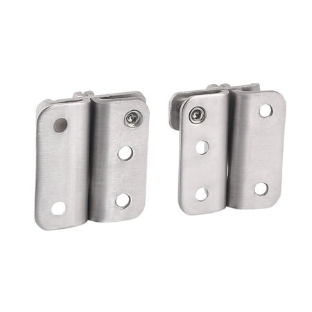 

2 in 1 Stainless Steel Safety Door Bolts Latches Anti-Theft Lock Buckle Thickened Stainless Steel Bedroom Door and Window Latch - Left and Right Opening (Silver)