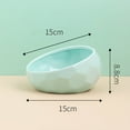 thumbnail image 5 of Ceramic Cat Bowl with Slanted Design, Elevated Dog Dish for Neck Comfort & Whisker Relief, Easy-Clean Pet Food Bowl, 5 of 9