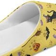 thumbnail image 5 of Chaqlin Halloween Black Cat Pumpkin Men's Winter Slippers Warm Cozy Anti-skid Comfort Sole Lightweight Easy Slip On Cold Weather Travel Slippers, 5 of 7