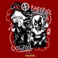 thumbnail image 2 of Women's Marvel: Deadpool & Wolverine Dogpool and Babypool Doodles Graphic T-Shirt, 2 of 4