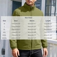 thumbnail image 6 of FRSASU Men's Full‑Zip Stand Collar Casual Jacket Wind‑Resistant Lightweight Coat with Big Flap Pockets Hiking Travel Outfits Army Green, 6 of 9