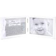 thumbnail image 4 of The Grandparent Gift Company- 4 x 6 Double Hinged Table or Shelf Frame- First Granddaughter - Baby Reveal or Baby Shower, 4 of 7