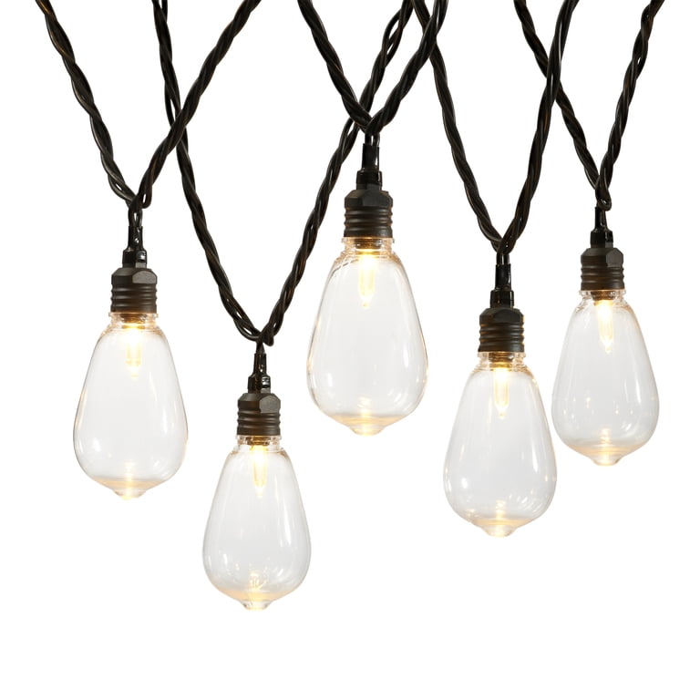 Mainstays 30-Count Color-Changing LED Edison Outdoor String Lights