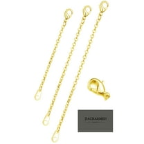 Necklace Extender Gold Necklace Extenders 925 Sterling Silver Extender for  Necklaces 14K Gold Chain Extenders for Women Bracelet Extender Gold