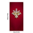 thumbnail image 3 of Cubierta Decorativa Para Puertas Navideñas Techo Para Puertas Pancarta Navideña Para Colgar En Puertas Fondo Pancarta Navideña Para La Puerta Principal Del Hogar Porche Navideño, 3 of 6