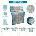 thumbnail image 7 of Table Runner Dresser Scarf 13 x 36 Inch Ocean Beach Teal Sea Waves Sand Table Runners Non-Slip Heat Kitchen Dining Table Decor for Indoor Outdoor Home Party Decoration, 7 of 7