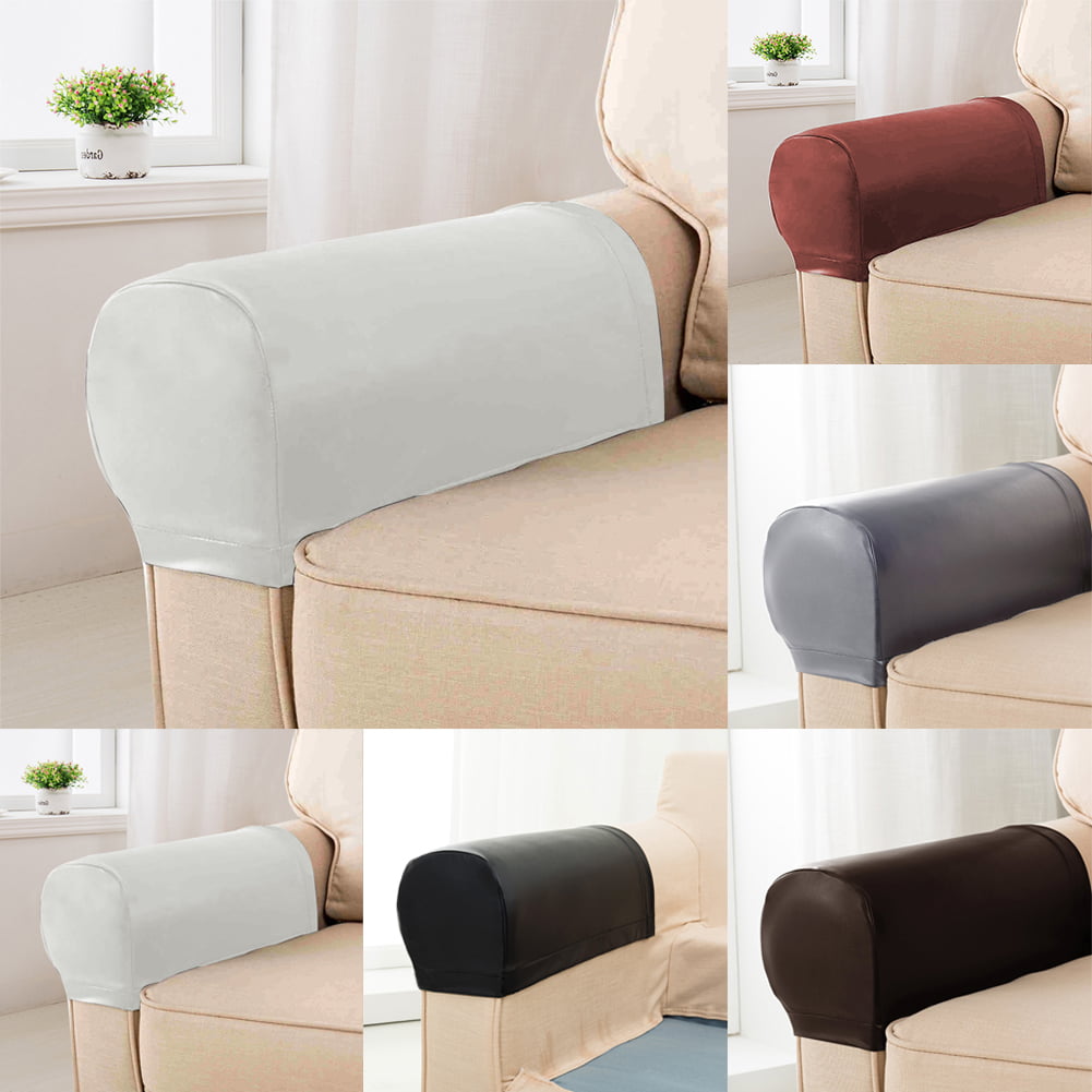 Details about   2pcs High Quality Sofa Armrest Covers Couch Chair Arm Rest Protector Stretchy 