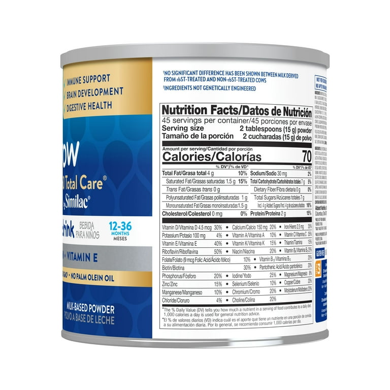 pack) Go Grow 360 Total Care by Similac Toddler Nutritional