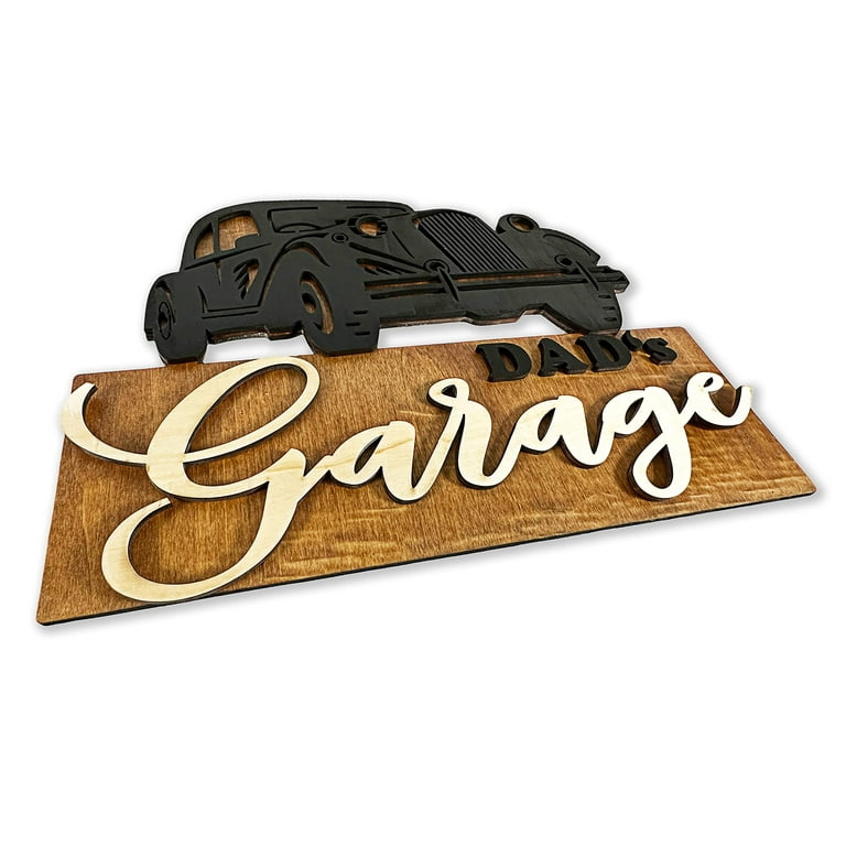 Wood Workshop Sign Garage Sign Father's Day Grandpa Gift Birthday