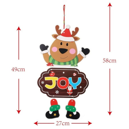 

Christmas Doorplate Pendant Hanging Old Man Snowman Pendant Decoration