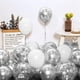 thumbnail image 3 of Juego de globos plateados blancos de 93 piezas, decoración de globos para despedida de soltera, fondo, decoración para fiesta de cumpleaños Rojo Verde, 3 of 5