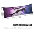 thumbnail image 2 of Funda de almohada Mewtwo de cuerpo entero, funda de almohada larga, almohada de compañero de juegos para niños, cojín de sofá, muebles para el hogar, decoraciones de cama de 20" x 54", 2 of 5