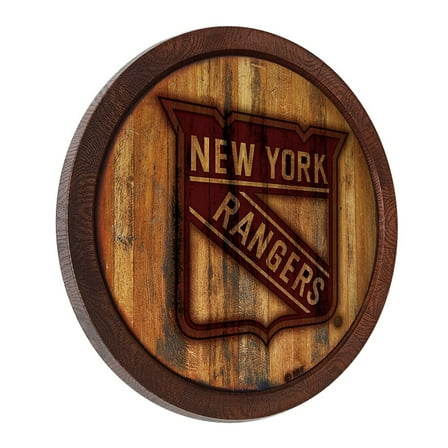 New York Rangers 21'' x 21'' Faux Barrel Top Sign