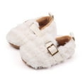 thumbnail image 2 of newwalpole Toddler House Slippers - Boys & Girls Winter Kids Indoor Home Shoes - Warm Socks White for Size 3.5, 2 of 8