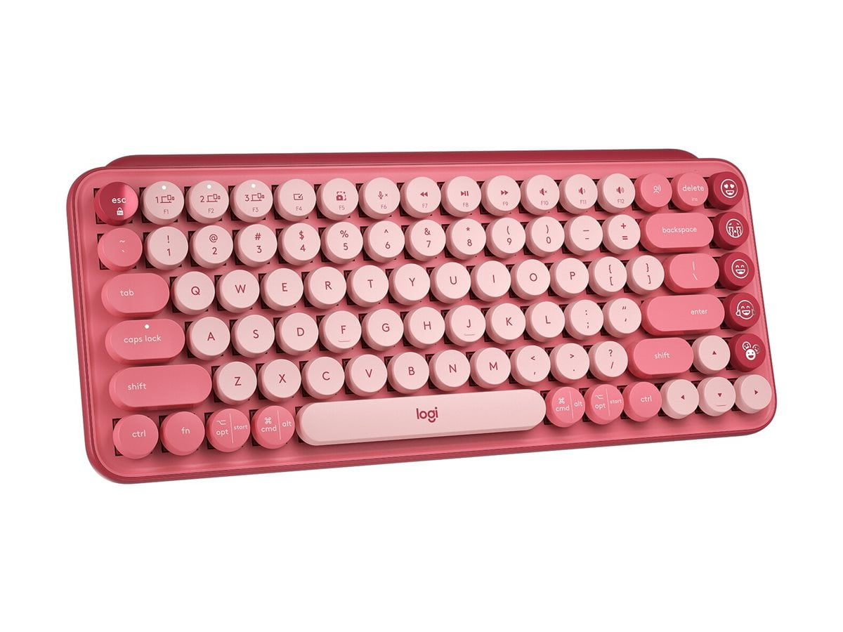 Logitech POP Keys Mechanical Wireless Keyboard Blast Yellow SPANISH LAYOUT