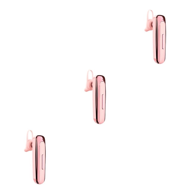 Auriculares estéreo Bearachild compatibles con Bluetooth 5.0 manos libres recargables micrófono color Oro rosa