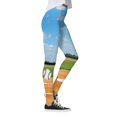 thumbnail image 3 of Gibobby Leggings Afelpados Mujer Mallas con estampado béisbol para mujer, mallas deportivas con Control Yoga para mujer, mallas talle（Azul， S), 3 of 5