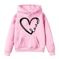 thumbnail image 3 of CAIXIA Teen Girls Hoodies Soft Girls Sweatshirts Long Sleeve Cute Clothes Novelty Print Back To School Outfit Pullovers Casual Tops with Pocket, 3 of 5