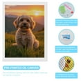thumbnail image 3 of Diamond Art Kits for Adults - Cute Dog Sunset Scenery 5d Diamond Painting for Adults, Diamond Art for Adults Beginners, Frameless Diamond Painting Kits for Adults for Home Wall Decor, 3 of 7
