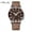 SilverShellCoffeeNoodlesCoffeeBand, variant on Hele Outdoor Sports Genuine Leather Men's Quartz Watch Waterproof Single Calendar Watch