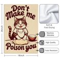 thumbnail image 3 of 2 Pcs Funny Kitchen Towels,Cute Cat Microfiber Dish Towels,Kitchen Tea Towels,Kitchen Towel Set (18" X 26"), 3 of 3