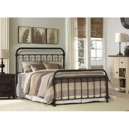 Kirkland Bed Set - King - Metal Bed Frame Included - Dark Bronze