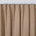 thumbnail image 2 of TWOPAGES Natural Linen Room Darkening Curtain 4 in 1 Header, Walnut 50Wx108L Kyla Collection ( 1 Panel ), 2 of 8