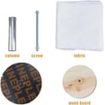 thumbnail image 6 of Ironing Board Stool Bra Wooden Ironing Round Pressing Board Sleeve Ironing Board with Sponge Mini Ironing Board Rack Small Ironing Table for DIY Sewing Craft Household, 6 of 7