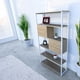 thumbnail image 4 of Ilios Innova | Librero Organizador Contemporáneo para Oficina y Hogar, Diseño Moderno en Acero y Melamina Maple, 4 of 9