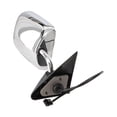 thumbnail image 3 of KarParts360 For Dodge Ram 1500/2500/3500 1996 1997 Door Mirror Passenger Side | Chrome | Power | Non-Heated | Manual Folding | Non-Towing | With Convex Glass | Replacement For CH1321132 | 55076612, 3 of 4