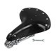 thumbnail image 1 of Asiento de sillín de cuero de ciclo de bicicleta retro Asiento cómodo Negro Sunnimix Sillín de bicicleta retro, 1 of 8