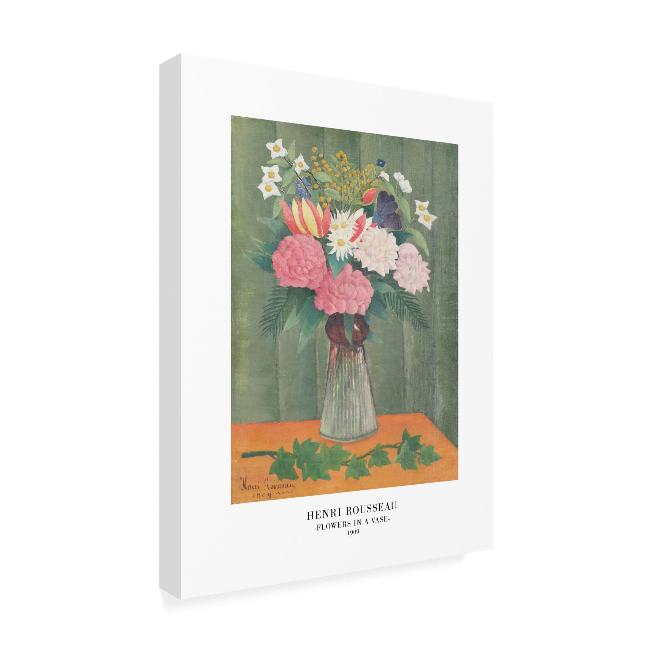 Trademark Fine Art Pictufy  Flowers In a Vase Canvas Wall Art