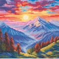 thumbnail image 2 of Colour of the sun M1027 Counted Cross Stitch Kit, 2 of 2