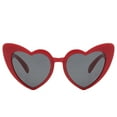 thumbnail image 2 of Piranha "Adora" Sunglasses for Girls with Red Heart-Shaped Frames and Smoke Lenses, 2 of 4