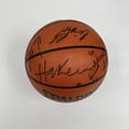thumbnail image 3 of 1993-94 Houston Rockets NBA Champs Team Signed Spalding NBA Basketball JSA COA, 3 of 11