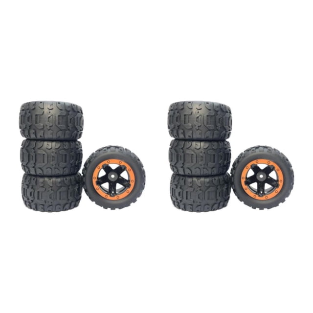 Vogacara Neumáticos de coche RC 1/16 1/12 1/14 montaje de piezas de repuesto de coche para Wltoys 124017 Type1