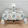 thumbnail image 6 of 52x52 Inch Waterproof Square Tablecloth, Thickened Polyester Table Cover for Dining & Parties, Floral Print, 6 of 6