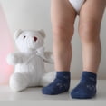 thumbnail image 3 of Debra Weitzner Toddler Grip Crew Socks for Boys and Girls, Non-Slip Anti-Skid Cotton Socks, 12 Pairs, 3 of 5