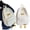 White, variant on Corduroy Duck Backpack, Large Capacity Aesthetic Daypack for School, Travel & Daily Use