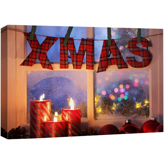 wall26 Canvas Wall Art Merry Christmas Pictures Home Wall Decorations for Bedroom Living Room Paintings Canvas Prints Framed - 32x48 inches