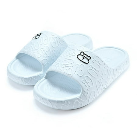 

Aayomet Womens House Slippers Women s One Band Flip Flop Sandal Sky Blue 8