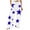 Blue, variant on Cmfcve Women's Novelty Pants Star Printed Stretchy Elastic Waisted Straight Leg Pants Plus Size Loungewear Sweatpants with Pocket