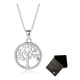 thumbnail image 1 of Collar De Árbol De La Vida Dije Plata 925 Zircón Para Mujer Xtellar Plateado, 1 of 3