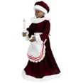 thumbnail image 4 of Northlight Animated and Musical African American Mrs. Claus with Candle Christmas Figure - 16", 4 of 5