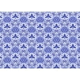 thumbnail image 1 of Ahgly Company Machine Washable Indoor Rectangle Transitional Royal Blue Area Rugs, 7' x 9', 1 of 7