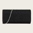 thumbnail image 2 of Alkepwun Womens Purses Casual Versatile Sparkling Glitter Evening Clutch Wheat Sheaf Texture Chain Strap Envelope Bag for Prom Wedding Party Banquet Date, 2 of 7