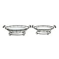 thumbnail image 2 of Helena Enamel Trays - Set of 2, 2 of 4